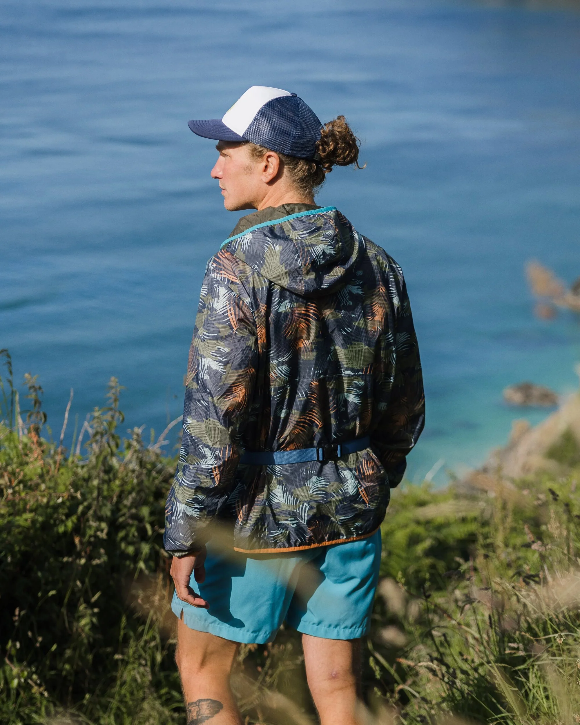 Gusto Windshell Anorak - Palm Camo Aprikose – Bild 7