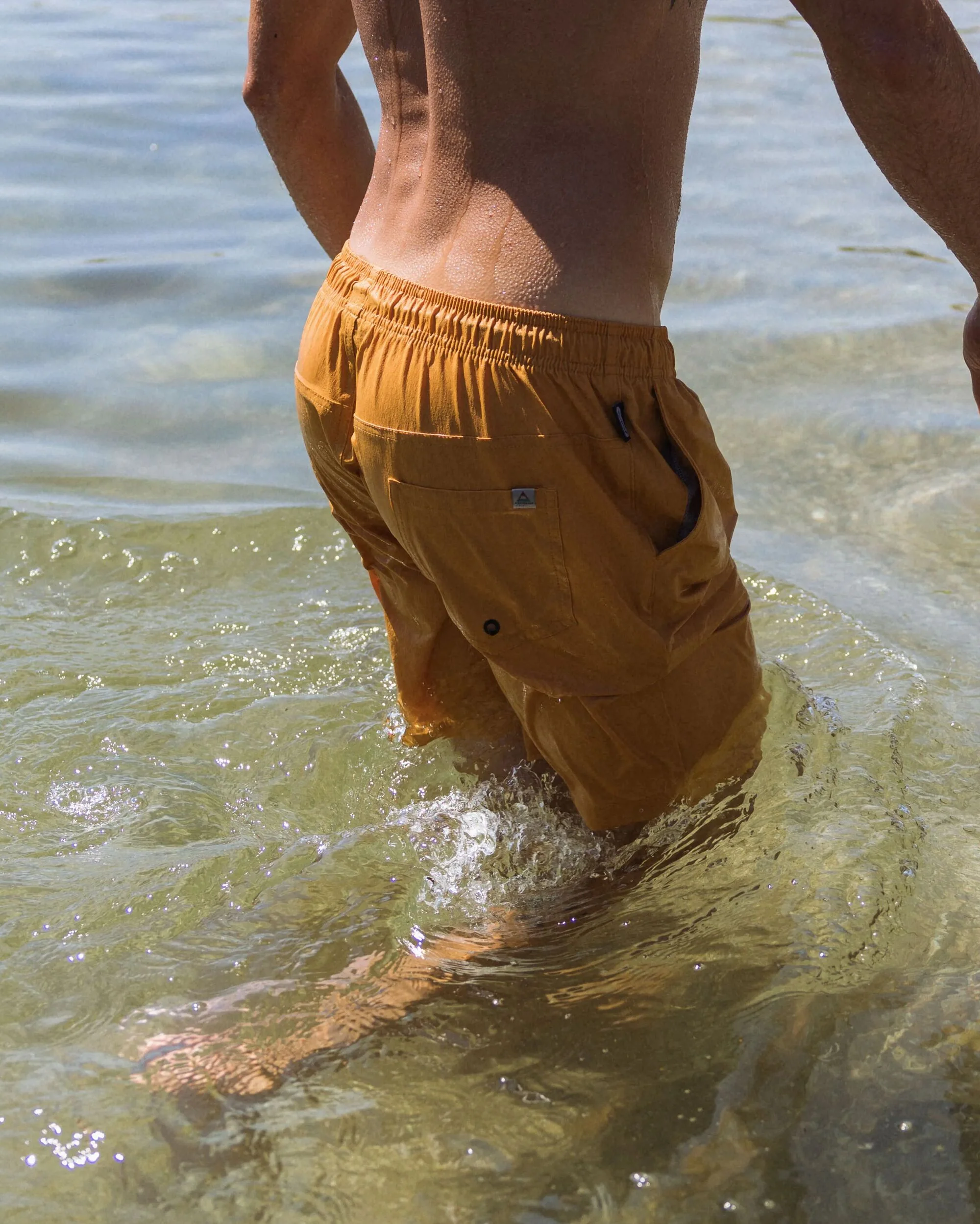 Drifter Badehose ohne Innenfutter - Fichtengelb – Bild 5