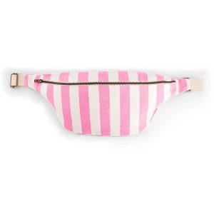 BANANA Bauchtasche • Streifen Neonpink