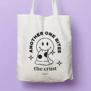 ANOTHER ONE BITES THE CRUST Jutebeutel