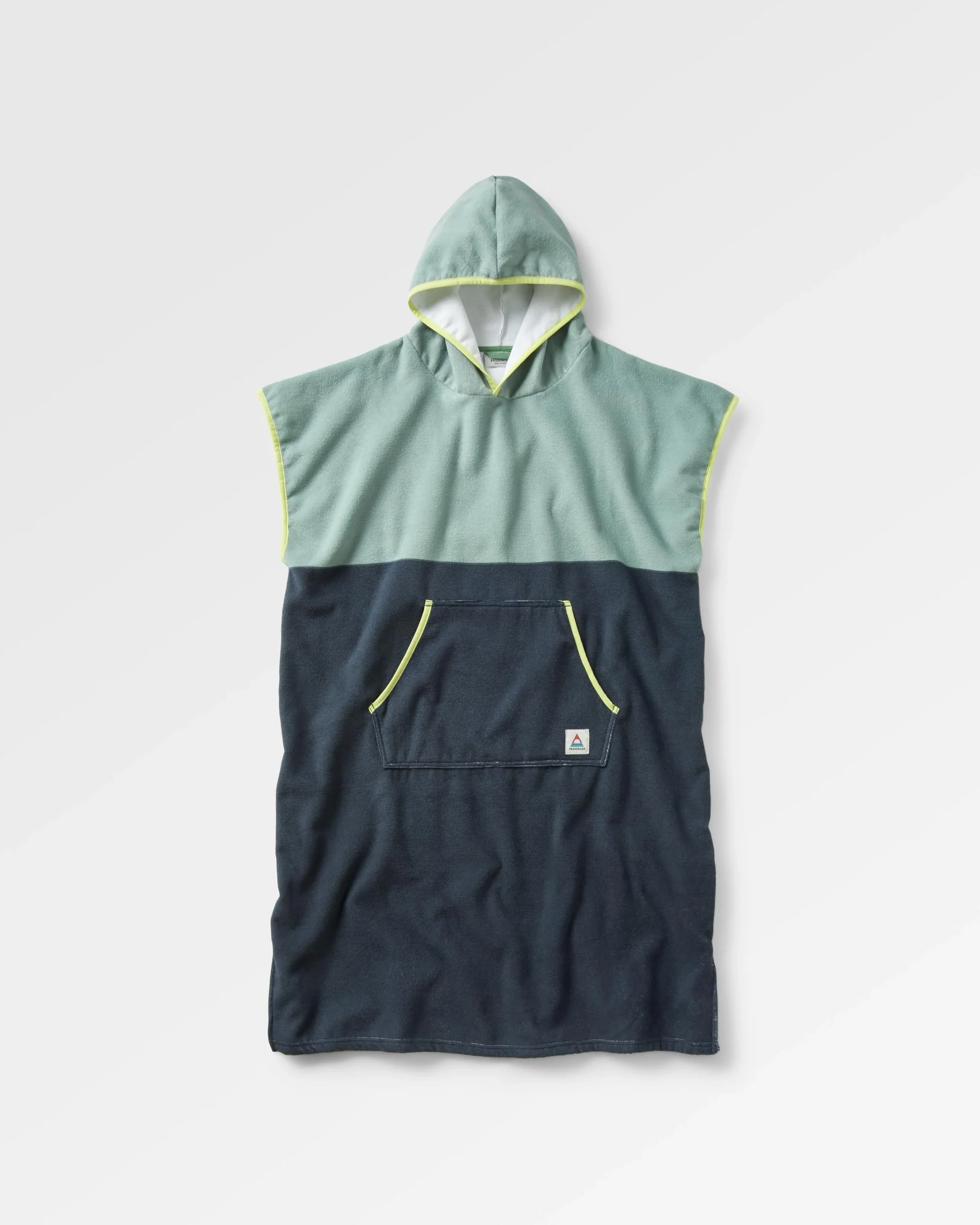 Tulum Handtuch-Poncho - Pistazie/Anthrazit