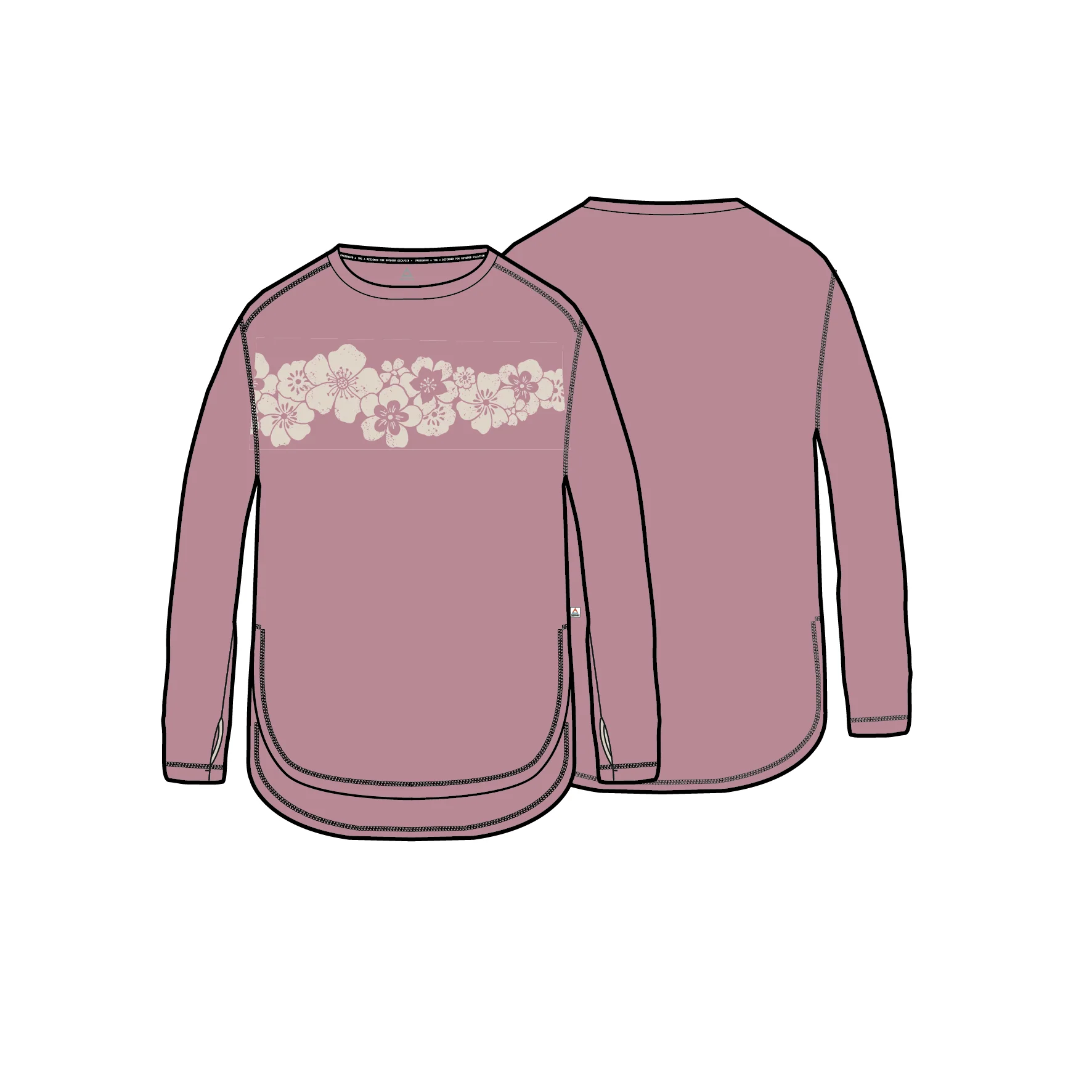 Roamscreen UPF50 Drirelease® Damen Langarmshirt - Pink Haze – Bild 7