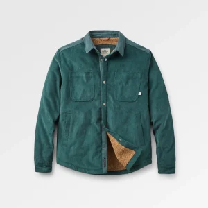 Kodiak 2.0 Sherpa Gefüttertes Cord Überhemd - Dunkles Farn