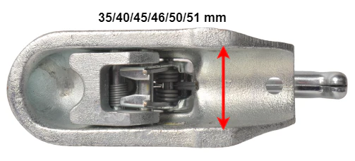 Winterhoff WWK+Z - rund 35/40/45/46/50/51 mm - 3000 kg - gebremste Kugelkupplung – Bild 9