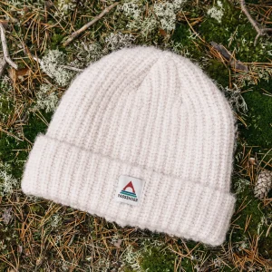 Fleece-gefütterte Mütze aus Redwood - Vintage-Weiß