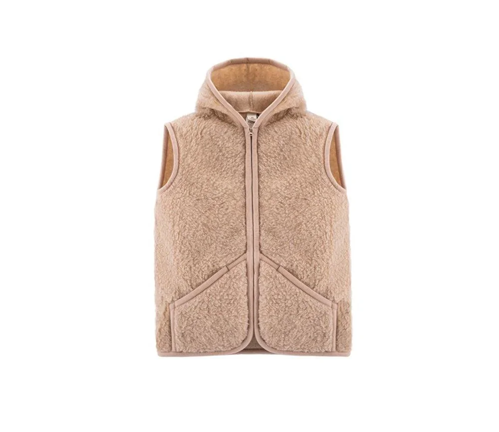 Wollweste für Erwachsene EVEREST - ENGLISH TEA – Bild 2