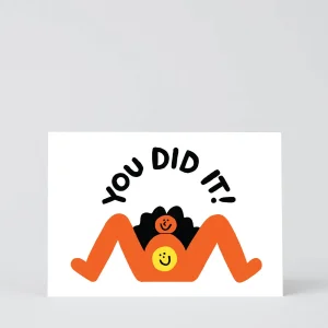 YOU DID IT Grußkarte zur Geburt