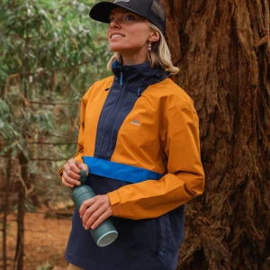 Skyline Wasserabweisender Anorak - Sonnenaufgang Orange